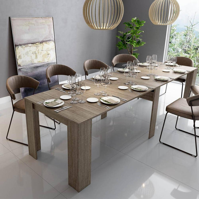 MAX ECLISSE ELM  EXTENDABLE DINING TABLE