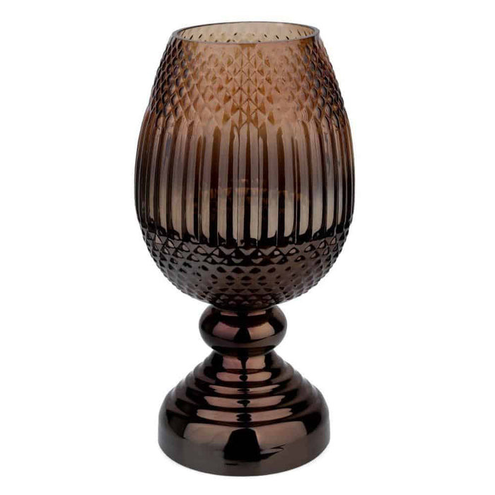 Coffee Deco Glass Flower Vase