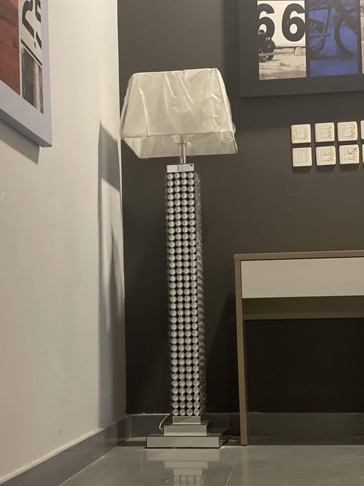 LITTLETON FLOOR LAMP WITH WHITE SHADE