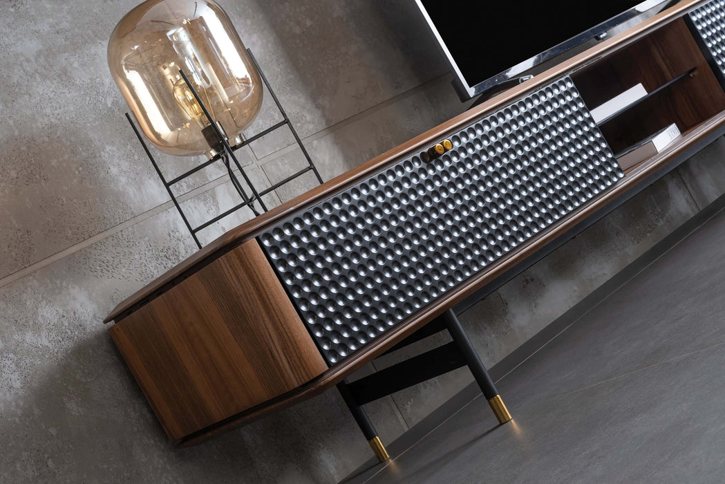 Layla black and chestnut TV console