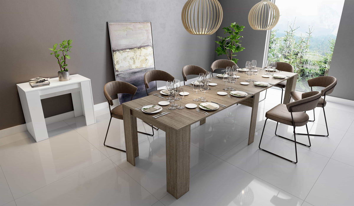 MAX ECLISSE ELM  EXTENDABLE DINING TABLE