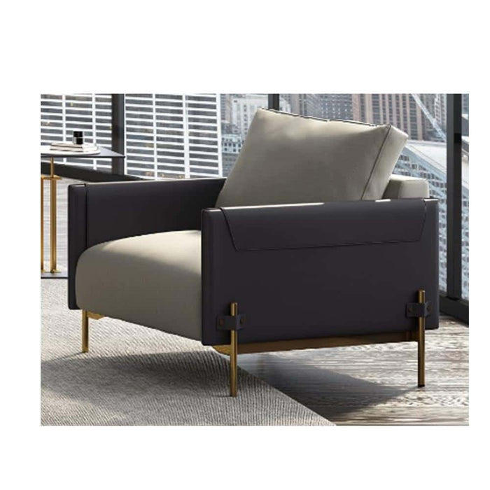 ODELLE FABRIC SOFA AND PU LEATHER
