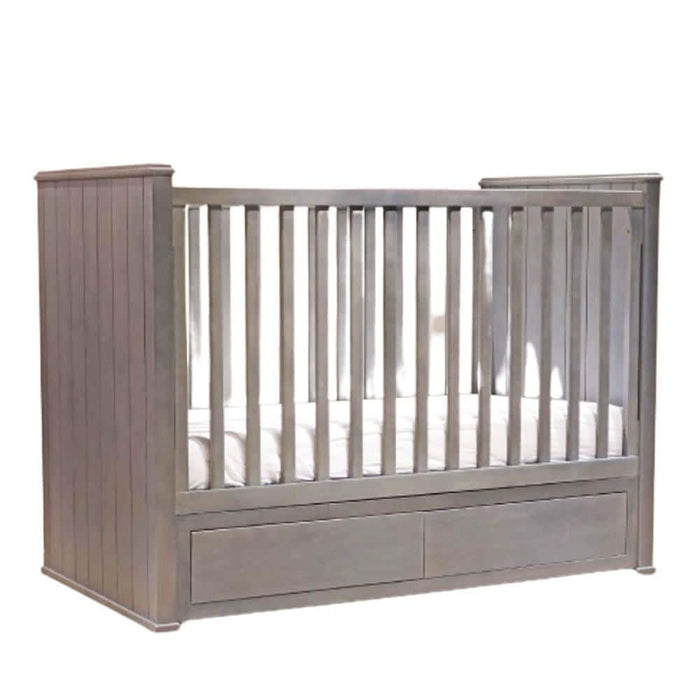 ONIE BABY CRIB WITH MATTRESS IN BEECH WOOD