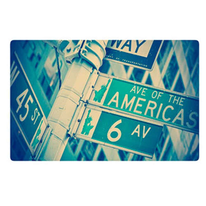 STREET SIGN GREEN CANVAS PAINTING ART